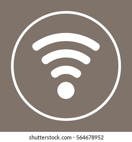 Wi-Fi   icon, isolated. Flat  design. 