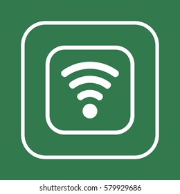 Wi-Fi   icon, isolated. Flat  design. 