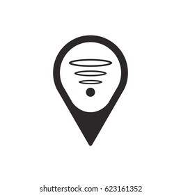 Wi-Fi   icon, isolated. Flat  design. 