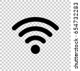 abstract wifi symbol