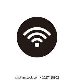 Wifi icon isolated on white background