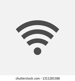 Wifi Icon isolated on white background. Vector illustration. Eps 10.