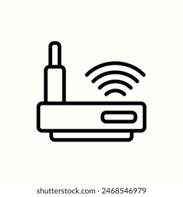 wifi icon, isolated UI line icon for your project