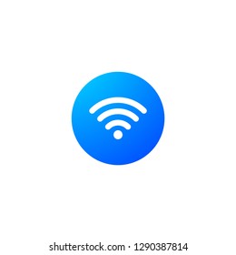 Wi-fi icon isolated.For web and mobile.Internet icon.