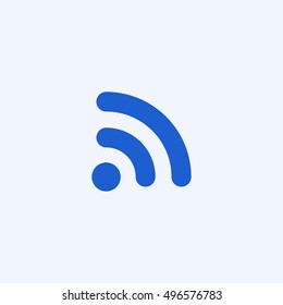 WiFi icon, isolated, white background