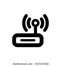 Wi-Fi icon lined, transparent, simple, modern