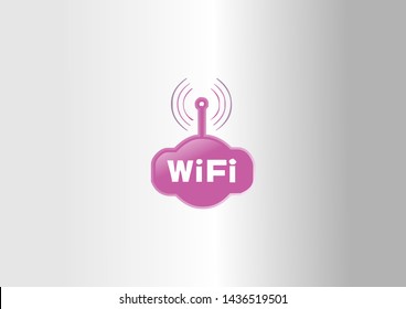 Wifi icon and logo about computer and internet connection tips