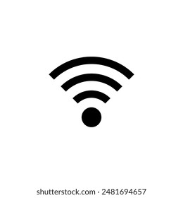 Wifi icon logo design. signal sign and symbol. Wireless  icon