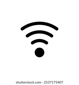 Ícone de Wifi logotipo design. sinal sinal e símbolo. Ícone sem fio