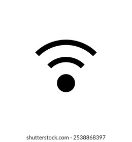 Ícone de Wifi logotipo design. sinal sinal e símbolo. Ícone sem fio