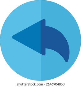 Wifi icon or logo illustration vector graphic with circle, blue, flat style. Perfect use for ui, website, pattern, design, etc.
