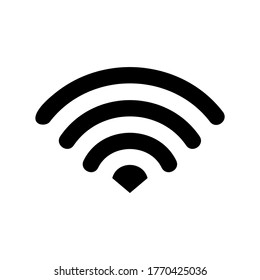 wifi icon or logo isolated sign symbol vector illustration - high quality black style vector icons
