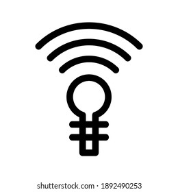 wifi icon or logo isolated sign symbol vector illustration - high quality black style vector icons
