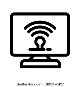 wifi icon or logo isolated sign symbol vector illustration - high quality black style vector icons
