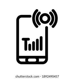 icono wifi o logotipo símbolo de signo aislado ilustración vectorial - iconos vectoriales de estilo negro de alta calidad
