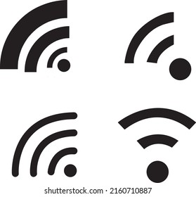 wifi icon or logo isolated sign symbol vector illustration - Collection of high quality black style vector icons.eps
