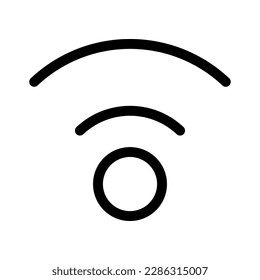 wifi icon or logo isolated sign symbol vector illustration - high quality black style vector icons