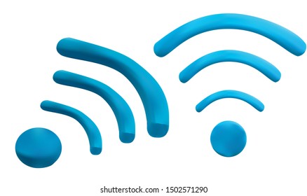 Wifi icon made Art like 