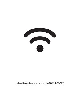 Wifi icon. Network connection symbol. Logo design element