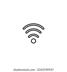 Wifi Icon Network Technology editable stroke 