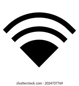 fondo blanco de la tecnología de red de iconos wifi