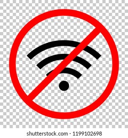 no internet icon images stock photos vectors shutterstock https www shutterstock com image vector wifi icon not allowed black object 1199102698