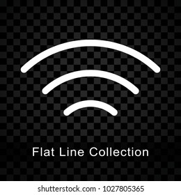 wifi icon on checkered background