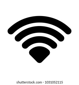 wifi icon on white background