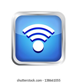 wifi icon on a white background