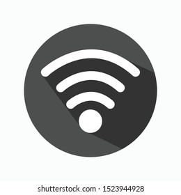 Wifi Icon on white background.