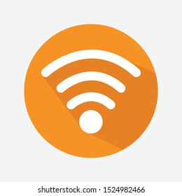 Wifi Icon on white background.