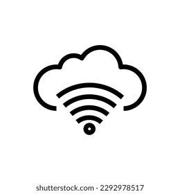 icono wifi sobre fondo blanco. Interruptor de red inalámbrica vector con señal de cobertura de señal y antena.
