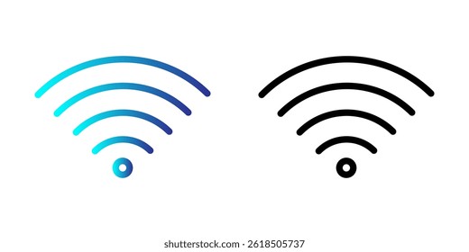 Ícone Wifi no fundo branco