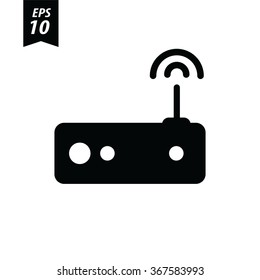 wifi icon on white background
