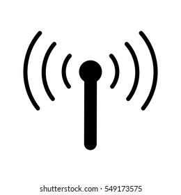 wi-fi icon on white background