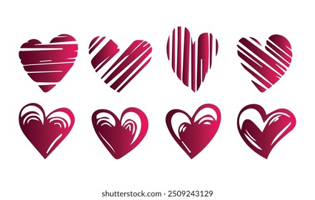 wifi icon on white Heart Love Icon Vector Illustration Design 
Editable Resizable style woodcut etching engraving design. 
A Valentines or Mothers day drawing concept, Heart icon vector 
Contour 