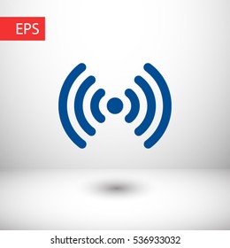 wifi, wi-fi icon. One of set web icons