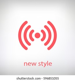 wifi, wi-fi icon. One of set web icons