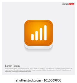 Wifi icon Orange Abstract Web Button