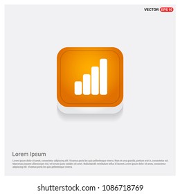 Wifi icon Orange Abstract Web Button