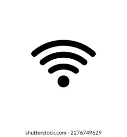 WIFI Icon. rounded corners. black gray white background