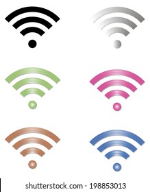Wi-Fi Icon Set