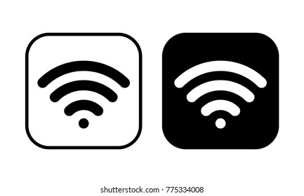 Wifi icon set