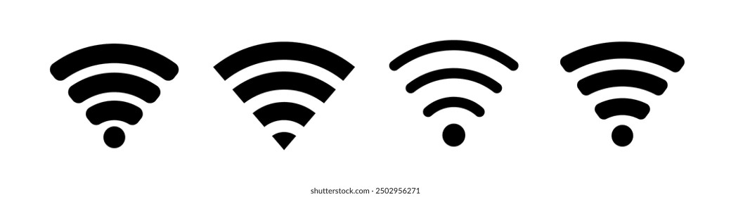 Conjunto de iconos de Wifi. Iconos de Wifi	