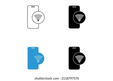 wifi icon set illustration vector
