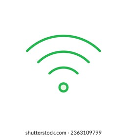 Conjunto de iconos de Wifi. icono del vector de señal. vector de icono inalámbrico