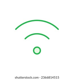 Conjunto de iconos de Wifi. icono del vector de señal. vector de icono inalámbrico