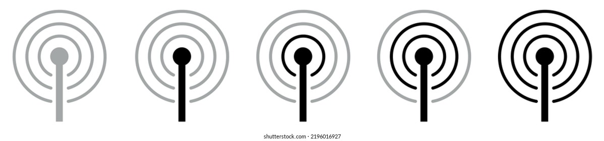 Wifi Icon Set Symbol Wireless Wifi Stock Vector (Royalty Free ...