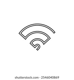 Wifi icon set. Vector illustration.