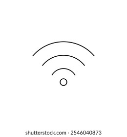 Wifi icon set. Vector illustration.